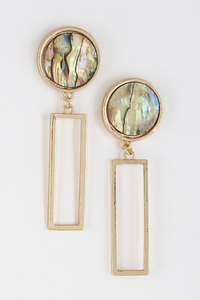 Mother of Pearl Statement Earrings