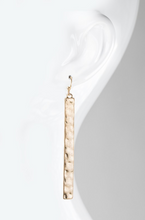 Load image into Gallery viewer, The Stella Gold Bar Hook Earring