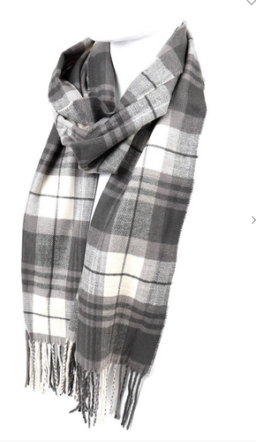 The Winter Fireside Patterned Scarf