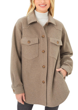 Load image into Gallery viewer, The Cora Oversized Fleeced Jacket