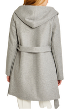 Load image into Gallery viewer, The Hailee Fleeced Belted Hoodie Coat