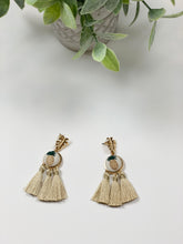 Load image into Gallery viewer, Royal Pineapple Tassel Earrings