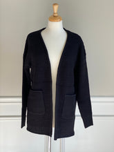Load image into Gallery viewer, The Willow Waffle Knit Cardigan - Black