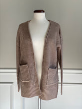 Load image into Gallery viewer, The Willow Waffle Knit Cardigan - Taupe