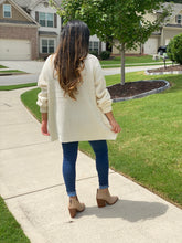 Load image into Gallery viewer, The Willow Waffle Knit Cardigan - Cream