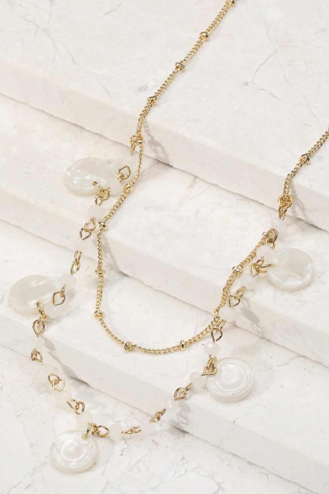 The Kora Layered Disc Necklace