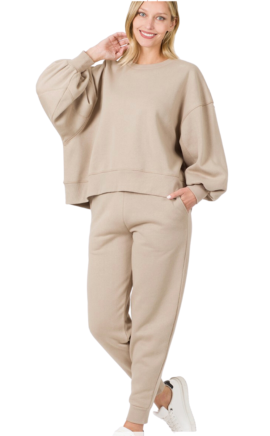 The Lania Lounge Set - Mocha